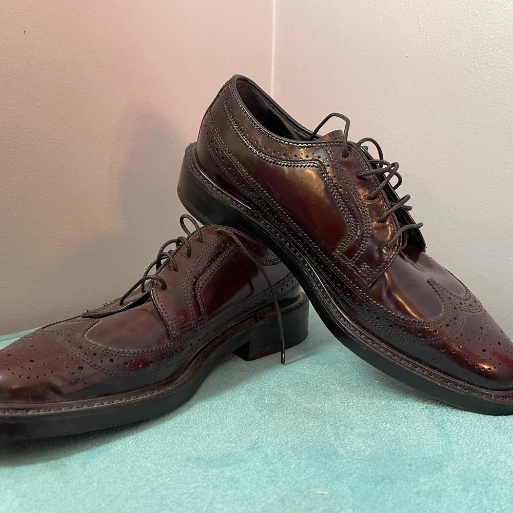 Maroon Oakwoods Patent Leather Loafers